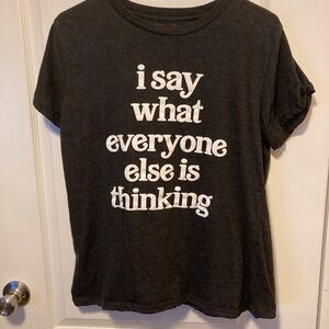 Graphic word tee woman’s